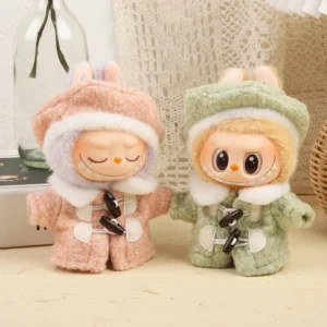 Labubu Doll Beret Coat Set