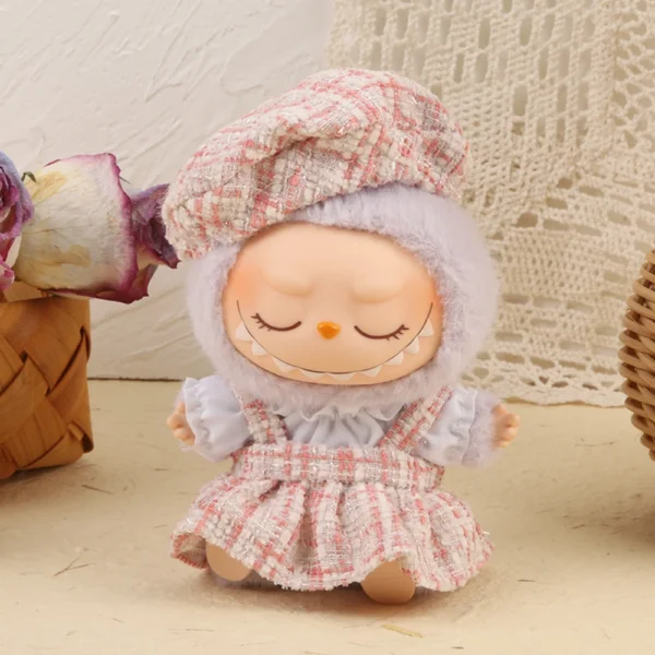 Labubu Doll Chic Style Suspender Skirt Set - Image 2