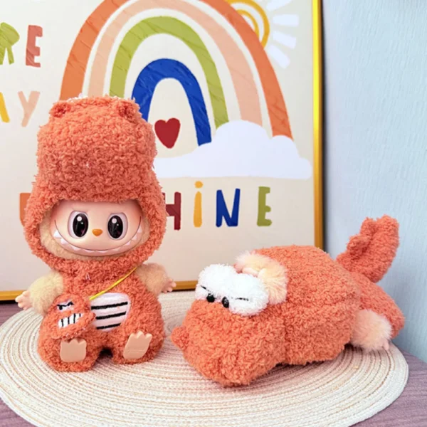 Labubu Doll Orange Crocodile Set - Image 2