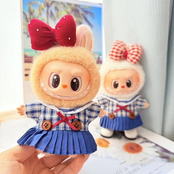 Labubu Doll Sailor Suit Set - Image 2