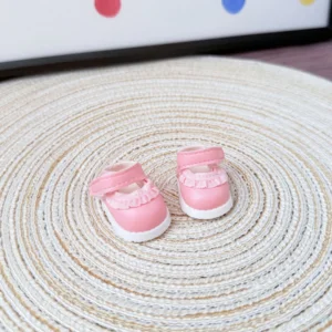 17cm Labubu Doll Cartoon Leather Shoes Accessories