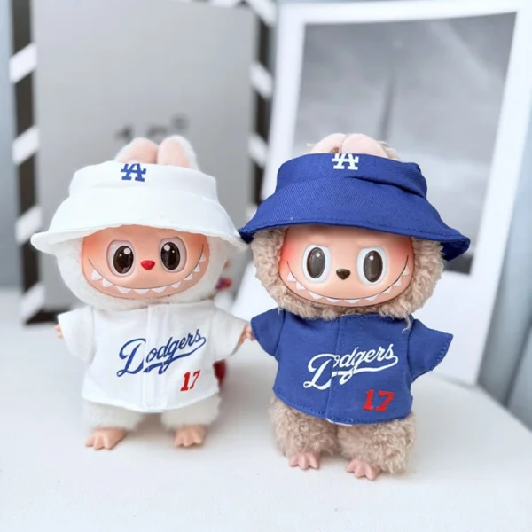 Labubu Doll Baseball Uniform Set