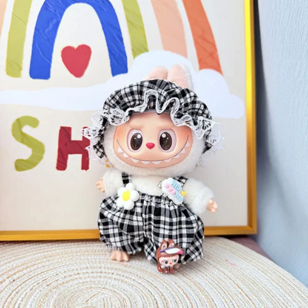 Labubu Doll Summer Cool Overalls Set - Image 9