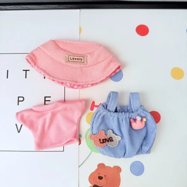 Labubu Doll Pink & Blue Bear Set - Image 2