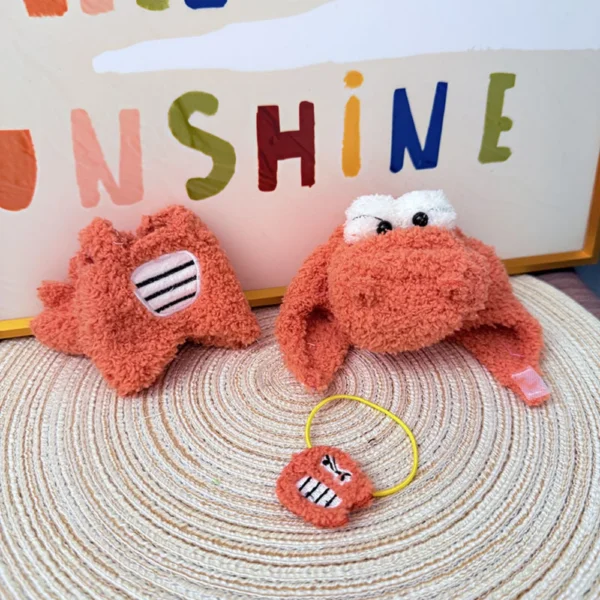 Labubu Doll Orange Crocodile Set - Image 5