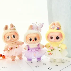 Labubu Doll Flower Fairy Set