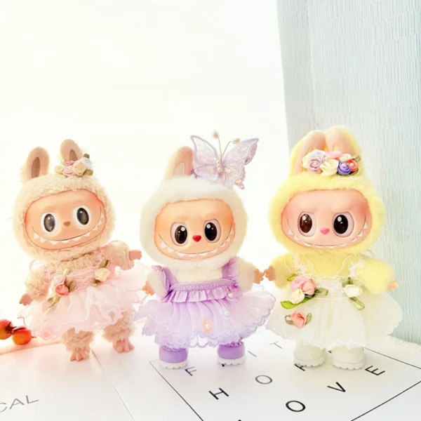 Labubu Doll Flower Fairy Set