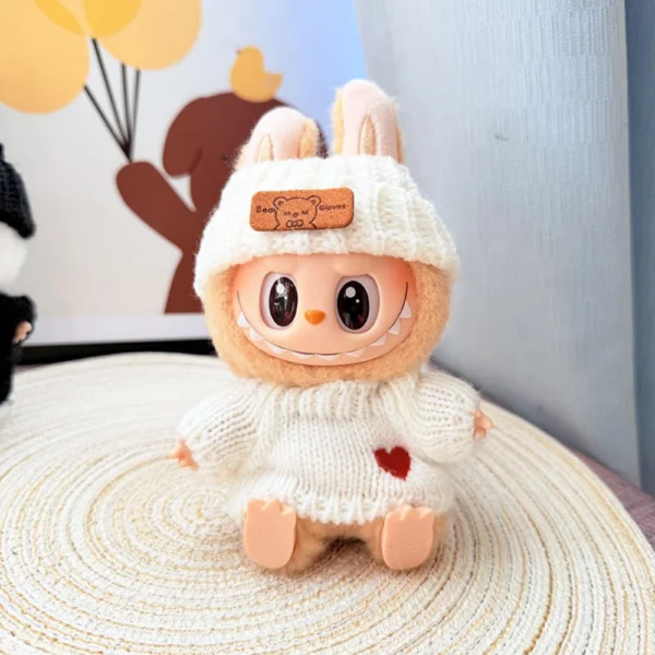 Labubu Doll Heart Sweater Set - Image 3