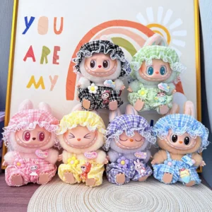 Labubu Doll Summer Cool Overalls Set