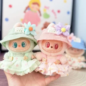 Labubu Doll Heart-Shaped Skirt