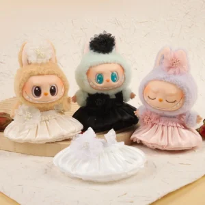 Labubu Doll Pleated Skirt Set