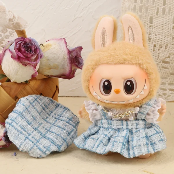 Labubu Doll Chic Style Suspender Skirt Set - Image 3