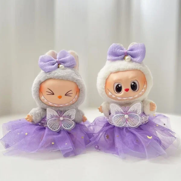 Labubu Doll Butterfly Dress Set