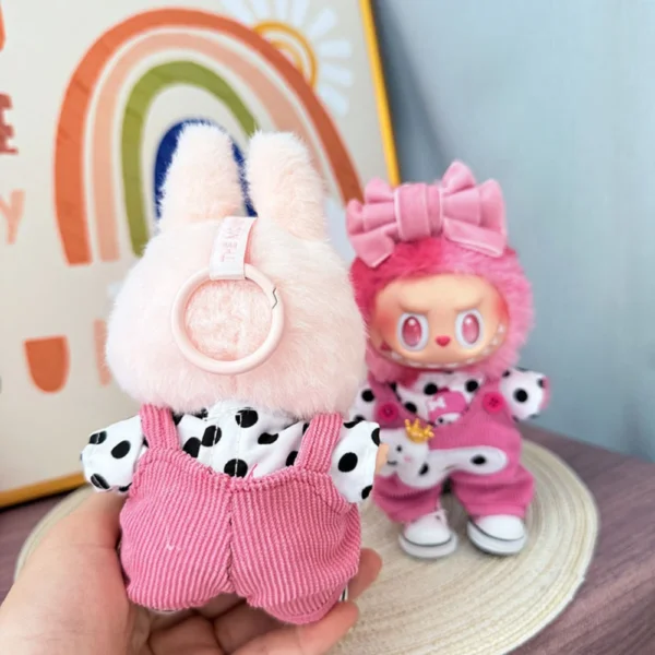 Labubu Doll Pink Jumpsuit - Image 3