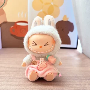 Labubu Doll Bottle-Themed Overalls Set