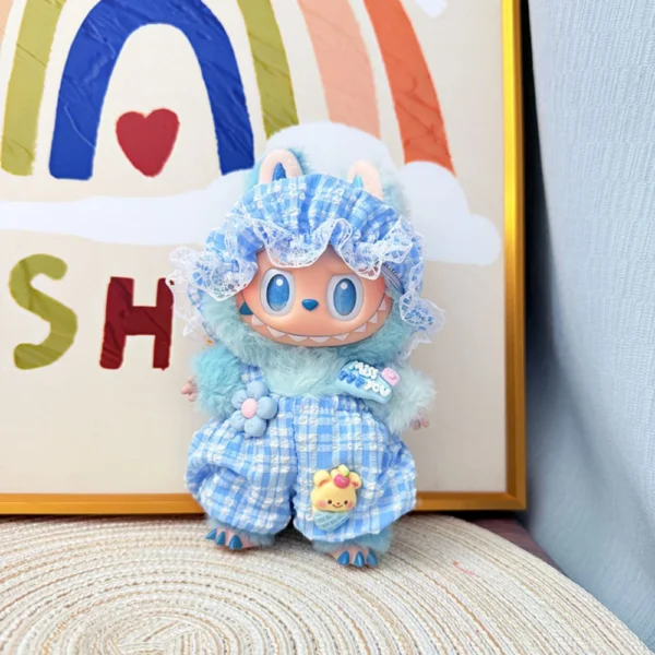 Labubu Doll Summer Cool Overalls Set - Image 8