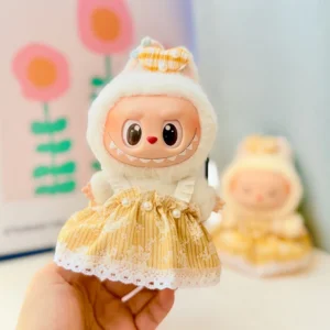 Labubu Doll Lace Petal Skirt
