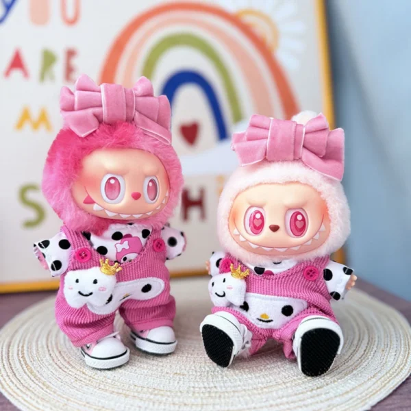Labubu Doll Pink Jumpsuit - Image 2
