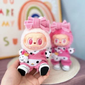 Labubu Doll Pink Jumpsuit