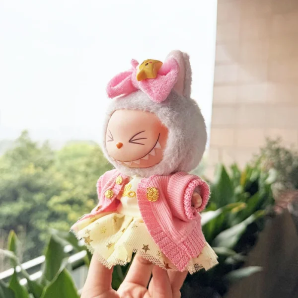 Labubu Doll Gold Glitter Joy Set - Image 2
