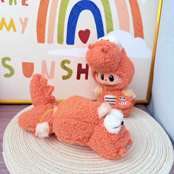 Labubu Doll Orange Crocodile Set - Image 3