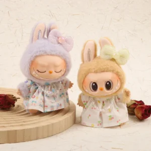 Labubu Doll Floral Dress Set