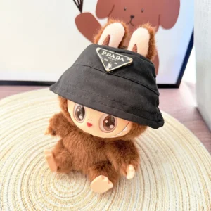 Adorable Black Hat Accessory for Labubu Dolls | Labubu Doll Clothing & Accessories