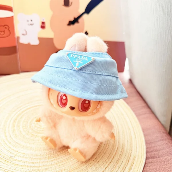 Adorable Blue Hat Accessory for Labubu Dolls | Labubu Doll Clothing & Accessories