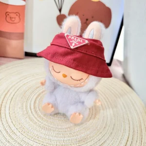 Adorable Red Hat Accessory for Labubu Dolls | Labubu Doll Clothing & Accessories